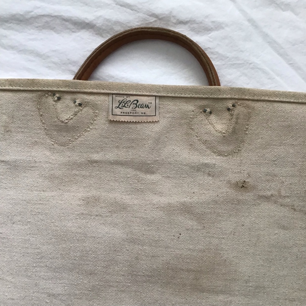 Vintage L.L. Bean Canvas Firewood Carrier - Picture 6 of 9